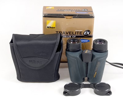 Lot 160 - Nikon 10x25 CF Travelite EX Waterproof Binoculars.