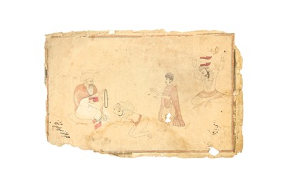 Lot 314 - A PREPARATORY DRAWING OF WISE MEN