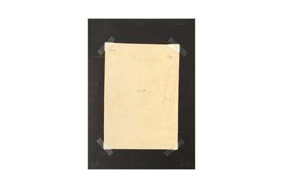 Lot 315 - A PREPARATORY DRAWING OF A NAYIKA UNDER A TREE