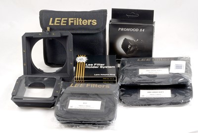 Lot 394 - Lee Filter System Holder & Graduated ND Filters.