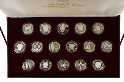 Lot 94 - THE ROYAL MARRIAGE COMMEMORATIVE COIN COLLECTION, 1981