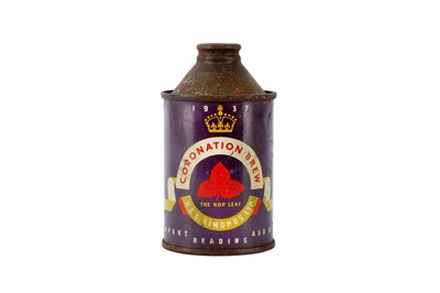 Lot 49 - RARE BEER CAN COMMEMORATING THE CORONATION OF KING GEORGE VI, 1937