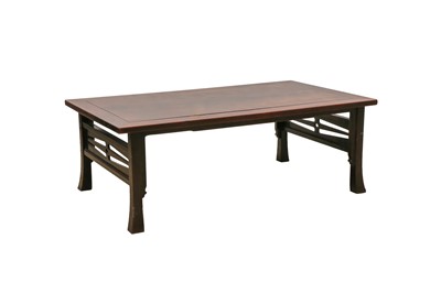 Lot 276 - A JAPANESE WOOD LOW TABLE