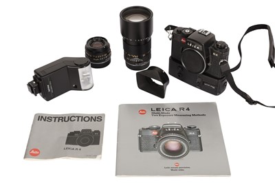 Lot 155 - A Leica R4 SLR Camera Outfit