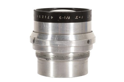 Lot 303 - A Dallmeyer 3" f/1.9 Television Anastigmat Lens