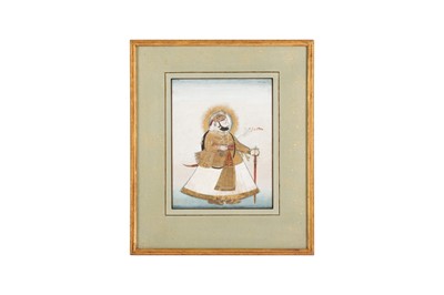 Lot 320 - A PORTRAIT OF MAHARANA BHIM SINGH OF MEWAR (1768 – 1828)