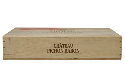 Lot 124 - Château Pichon-Longueville Baron, 2eme Cru Classe, Pauillac, 2013, six bottles