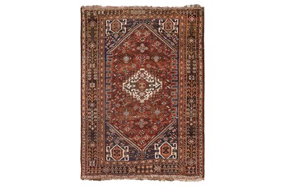 Lot 58 - AN ANTIQUE QASHQAI RUG, SOUTH-WEST PERSIA