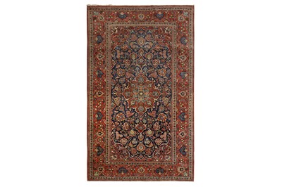 Lot 101 - A FINE KASHAN RUG, CENTRAL PERSIA