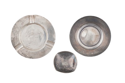 Lot 1194 - THREE SILVER DISHES