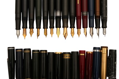 Lot 103 - A GROUP OF FOURTEEN FOUNTAIN PENS
