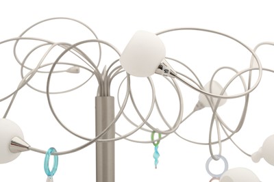 Lot 403 - A PAIR OF HARCO LOOR SNOWBALL CEILING LIGHTS