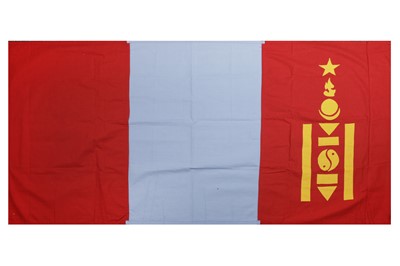 Lot 345 - FLAGS.- MONGOLIA, TIBET & BHUTAN