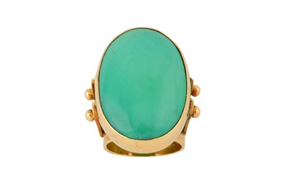 Lot 49 - Barbara Cartlidge | A turquoise and gold ring, 1964