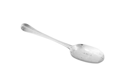 Lot 317 - A George I Britannia standard silver tablespoon, London 1716 by Isaac Davenport