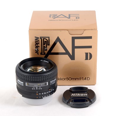 Lot 365 - Nikkor 50mm f1.4 AF D Lens.