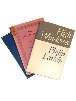 Lot 191 - Larkin (Philip) The Whitsun Weddings Insc. and 2 others