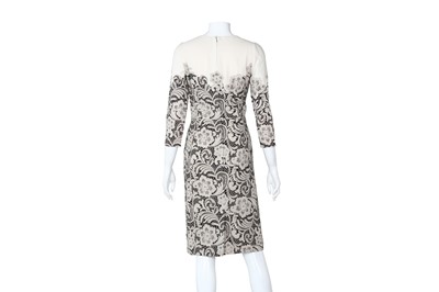 Lot 12 - Dolce & Gabbana Lace Print Dress - Size 38