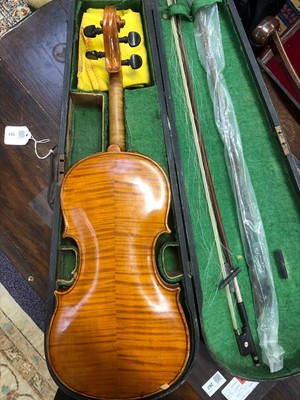 Lot 151 - A GROUP OF VIOLINS