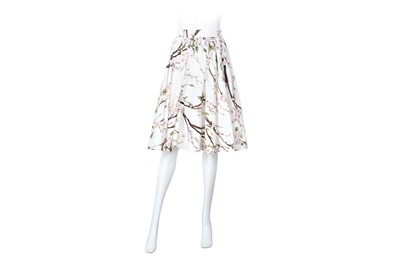 Lot 52 - Dolce & Gabbana Poplin Blossom Skirt - Size 38