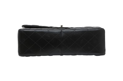Lot 599 - Chanel Black Jumbo Double Flap Bag
