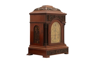 Lot 434 - A VICTORIAN BRACKET CLOCK BY DENT