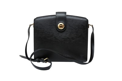 Lot 392 - Louis Vuitton Black Epi Capucines Crossbody Bag