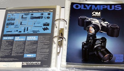Lot 448 - Olympus Camera Brochures & Books, inc a Collector's Guide to Japanese Cameras.