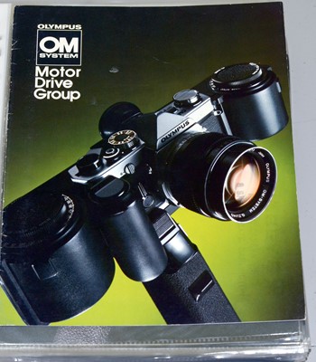 Lot 448 - Olympus Camera Brochures & Books, inc a Collector's Guide to Japanese Cameras.