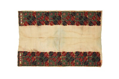 Lot 357 - A FINE AND UNUSUAL GREEK EMBROIDERED PANEL