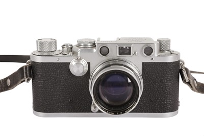 Lot 138 - A Leica IIIf Red Dial Rangefinder Camera