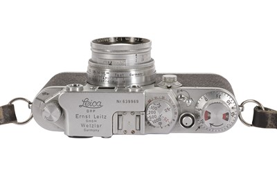 Lot 138 - A Leica IIIf Red Dial Rangefinder Camera