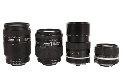 Lot 355 - A Selection of Nikon Lenses