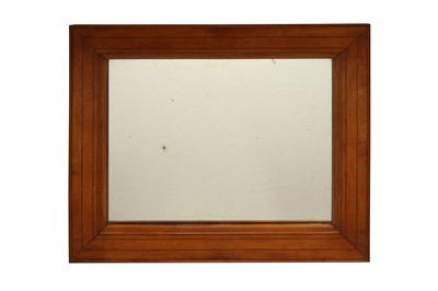 Lot 359 - BIRCH AND EBONY MIRROR