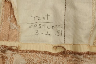 Lot 123 - FILM INTEREST: A METRO-GOLDWYN-MAYER TEST COSTUME, CIRCA 1951