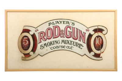 Lot 347 - PLAYER'S CIGARETTES SHOWCARDS: ROD & GUN TOBACCO