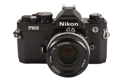 Lot 175 - A Nikon FM2N SLR Camera Outfit