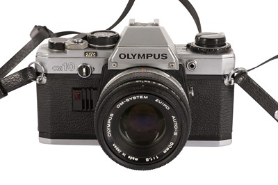Lot 69 - An Olympus OM-10 SLR Camera