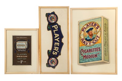 Lot 341 - PLAYER'S CIGARETTES SHOWCARDS: NAVY CUT