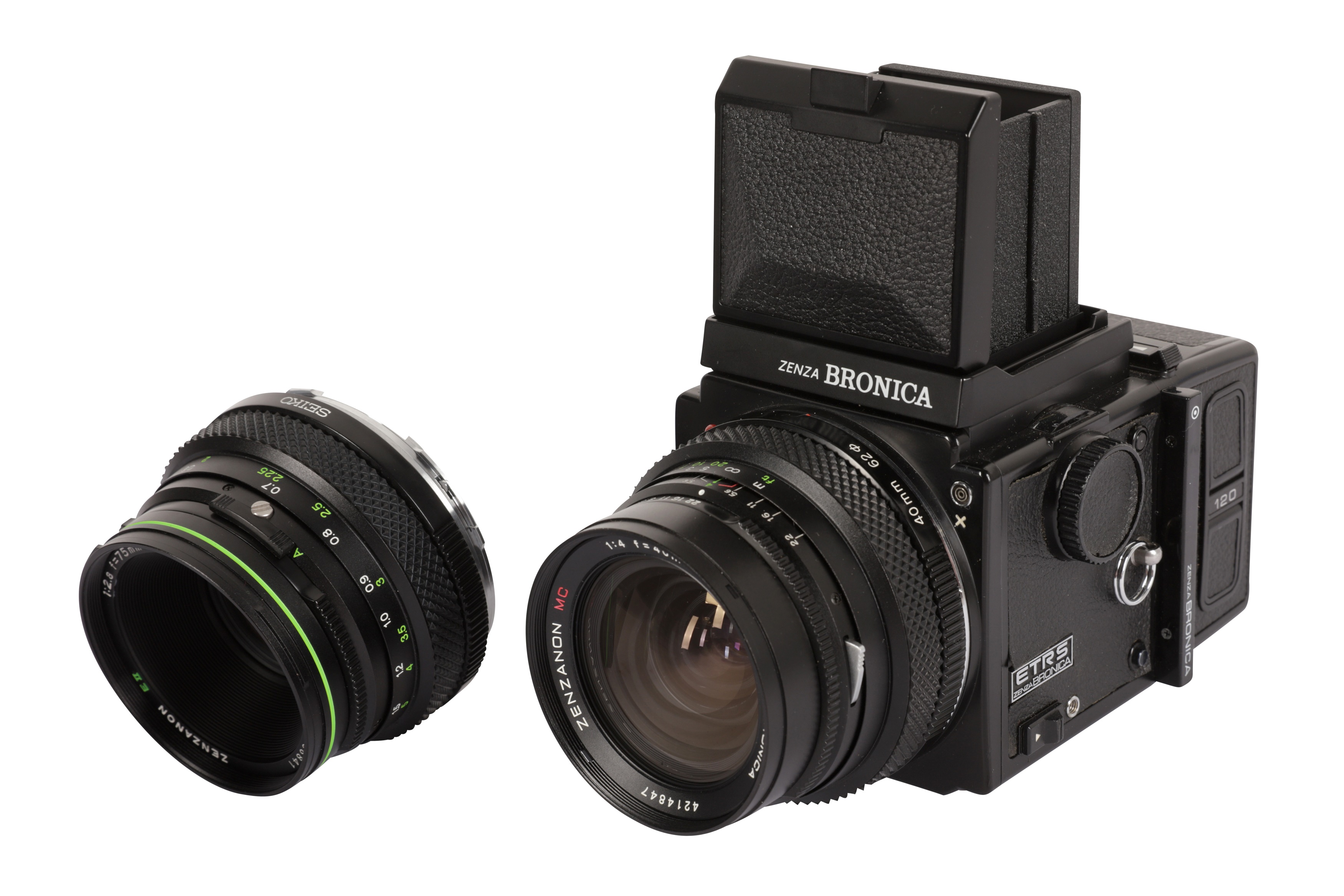 Lot 204 A Zenza Bronica ETRS Medium Format SLR