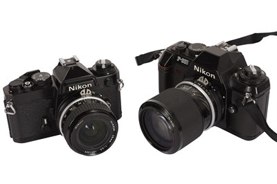 Lot 178 - A Pair of Nikon SLR Cameras