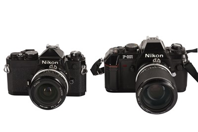Lot 178 - A Pair of Nikon SLR Cameras