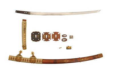 Lot 135 - A SHINTO WAKIZASHI