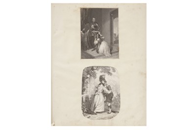 Lot 35 - SCRAP BOOK, 1859 ca.