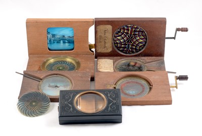 Lot 419 - A Group of Magic Lantern Slipper & Chromoscope Slides.