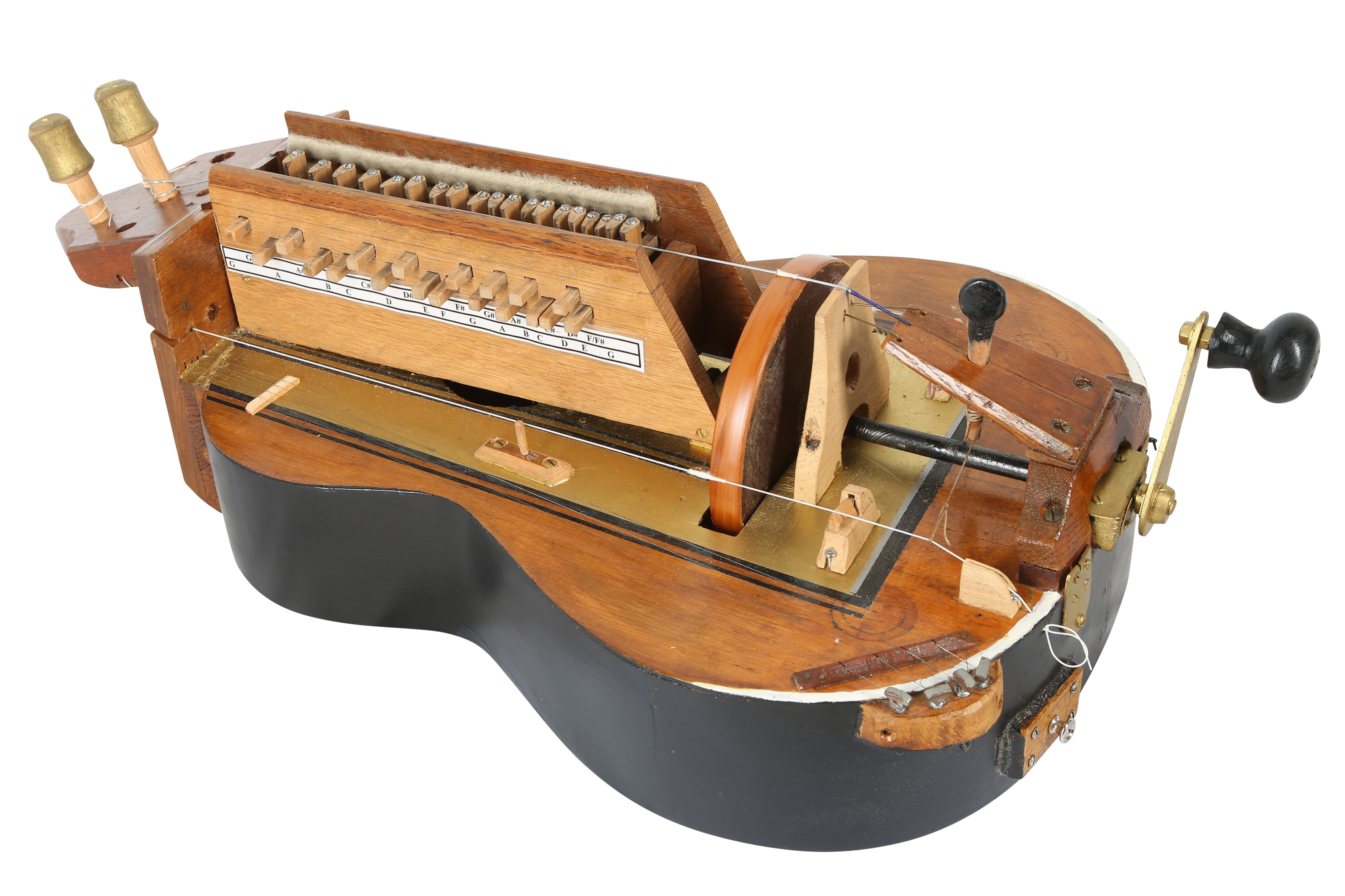 Lot 1719 A CUSTOM MADE HURDY GURDY