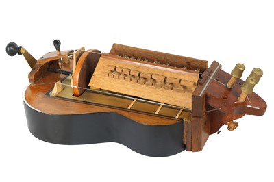 Lot 1719 - A CUSTOM MADE HURDY GURDY