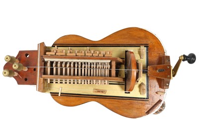 Lot 1719 - A CUSTOM MADE HURDY GURDY