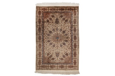 Lot 37 - A VERY FINE LAHORE RUG WITH ARDEBIL DESIGN, NORTH INDIA