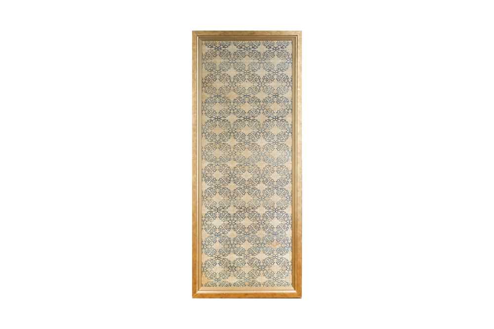 Lot 81 - A SAFAVID SILK AND METAL THREAD BROCADE PANEL